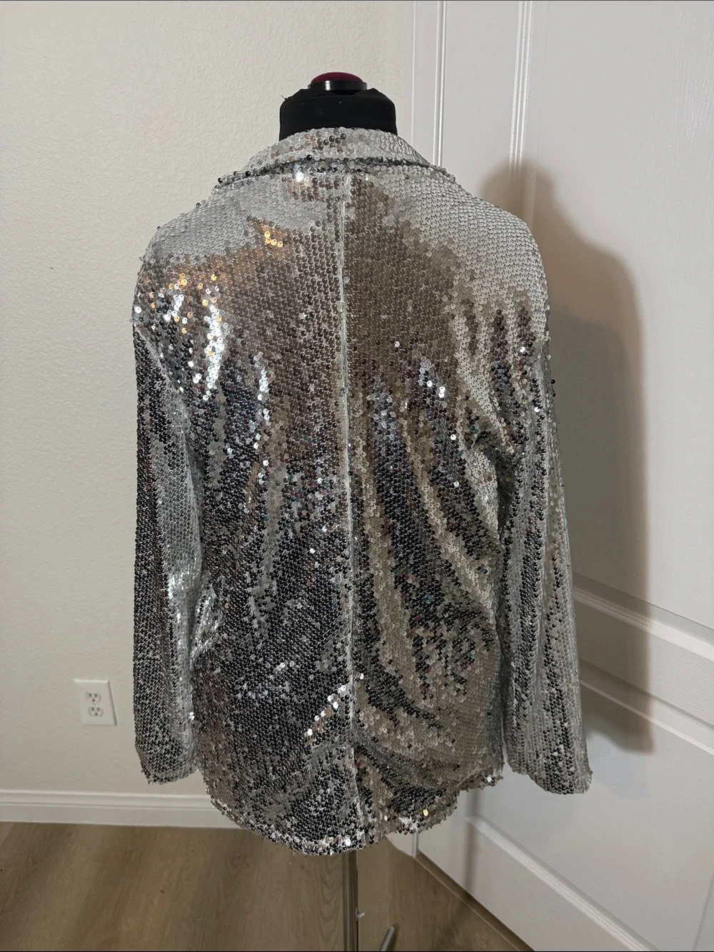 Silver Sequin Women's Jacket